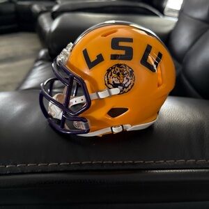 NFL LSU Yellow and Purple Mini Helmet